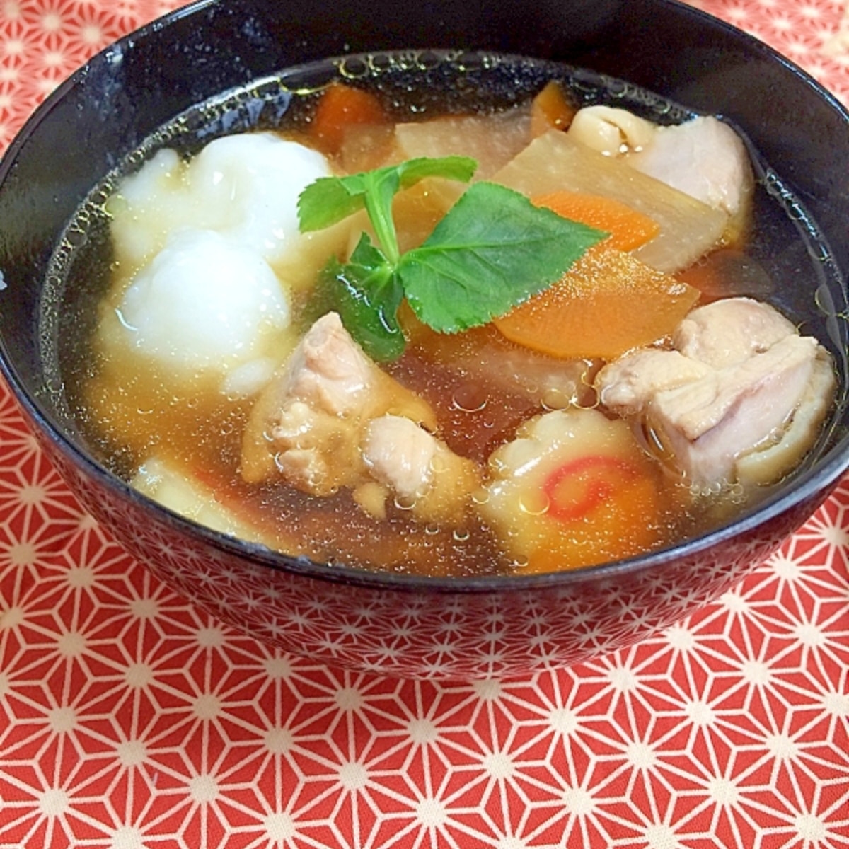 お出汁が美味しいお雑煮 簡単 レシピ 作り方 By ゆぅ 楽天レシピ
